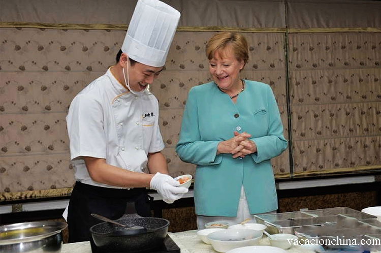 Canciller de Aleman Merkel visita Chengdu