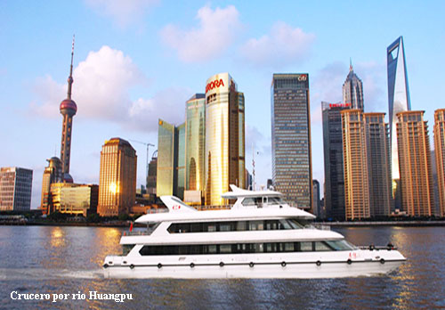 Crucero por rio Huangpu de Shanghai