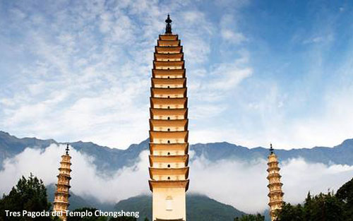 Viajes Tres Pagodas del Templo Chongsheng de Dali