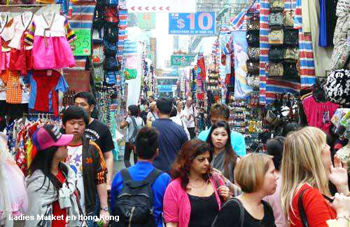 Viajar por Hong Kong Ladies Market