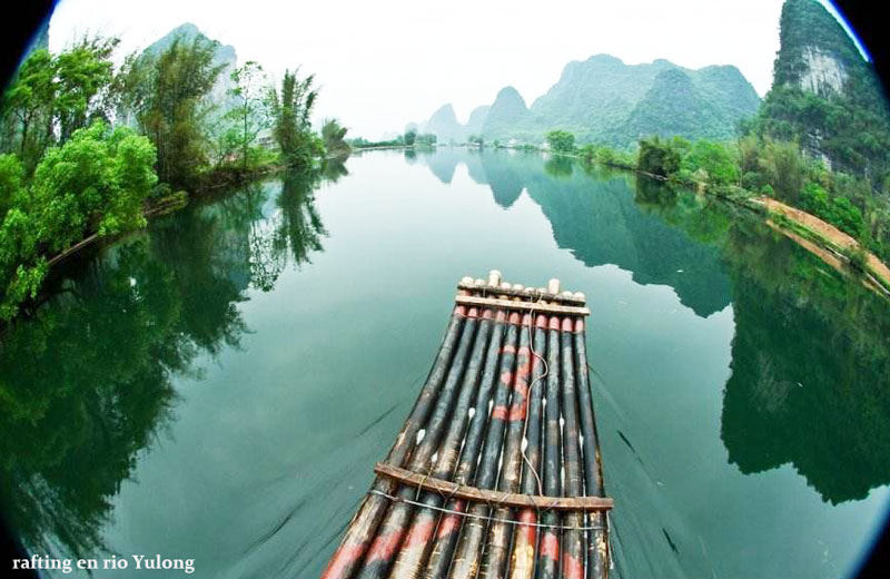 rafting en rio Yulong