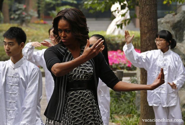 viajes Chengdu Michelle Obama