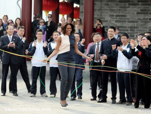 viajes China Michelle Obama4